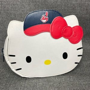Hello Kitty Cleveland Indians Collectible Zippered Pouch